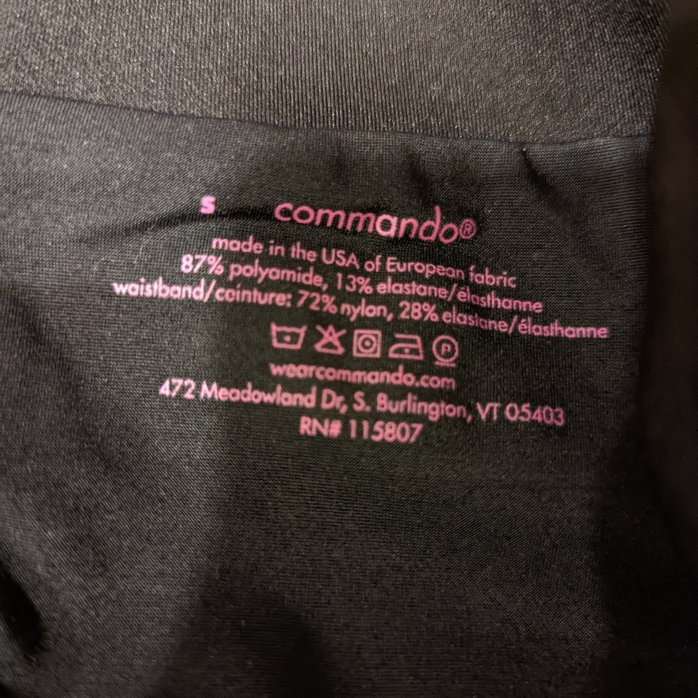 Commando Black Bootcut Athletic Pants - Picture 4 of 4